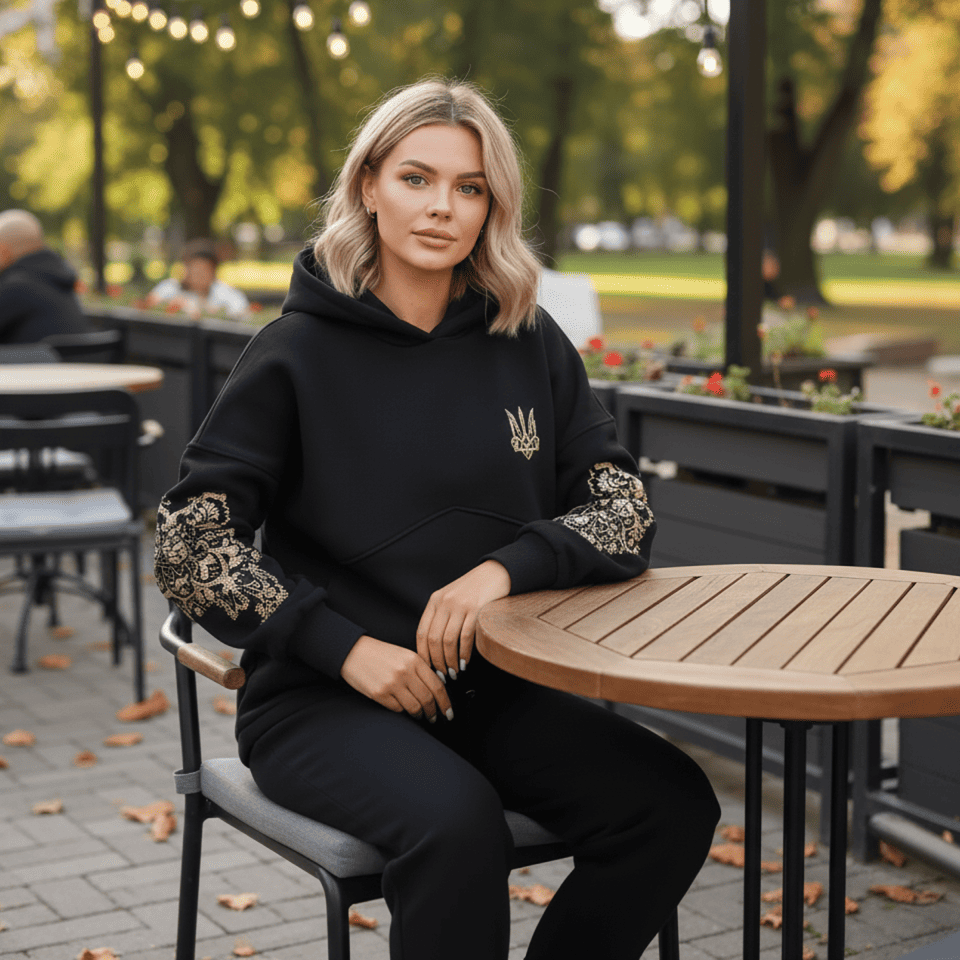 ukrainian embroidered tracksuit