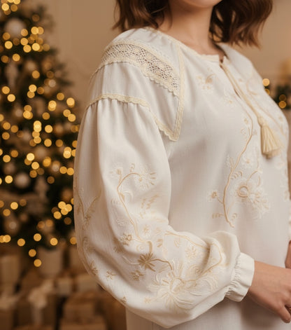 Women's Blouse with Embroidery